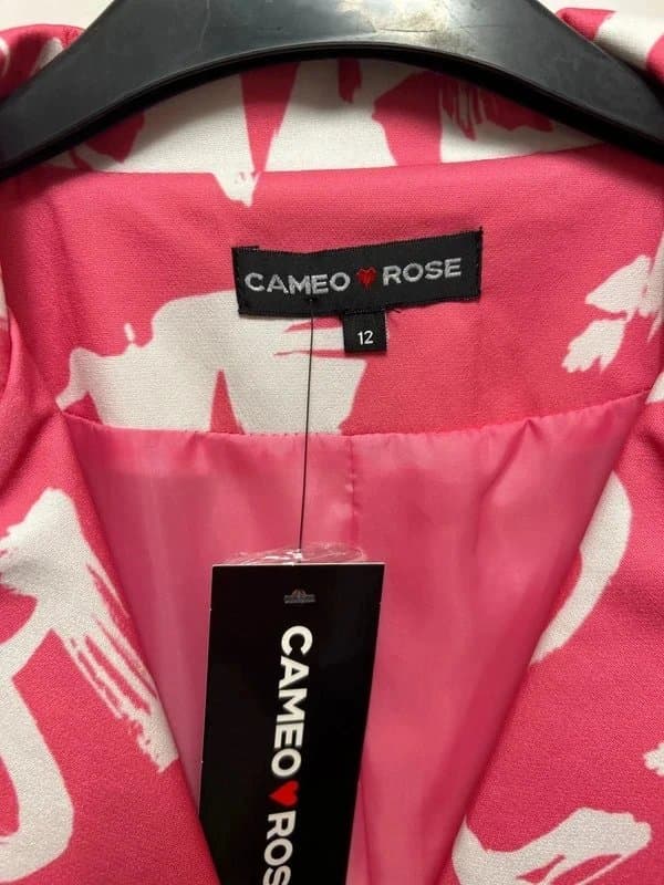 New Look Beautiful pink jacket size 12