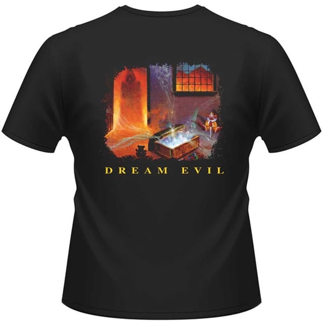 Dio Dio Men's Dream Evil Back Print T-Shirt in Black - 2