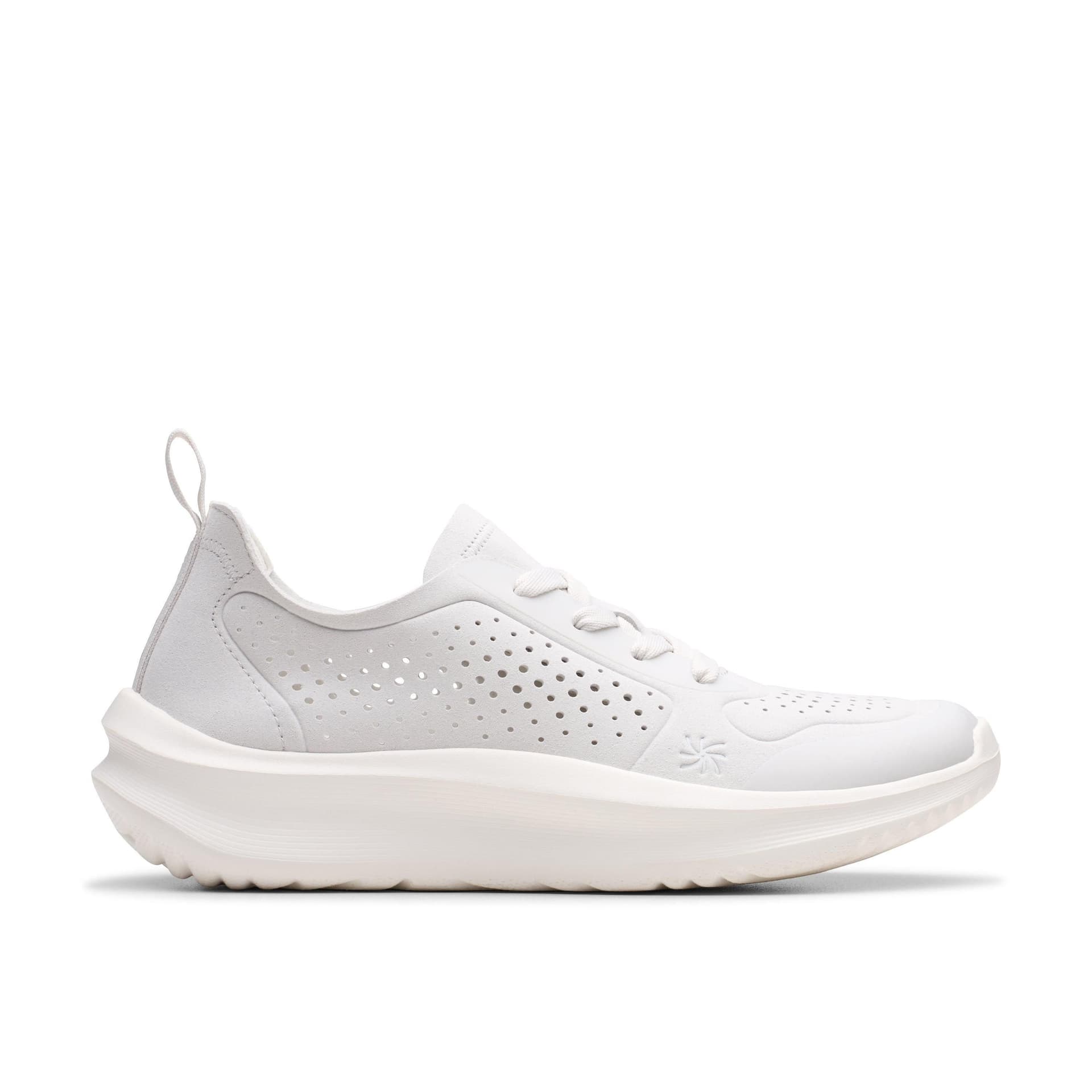 Clarks Clarks Women's Solevana Tie Off-White Trainers in White
