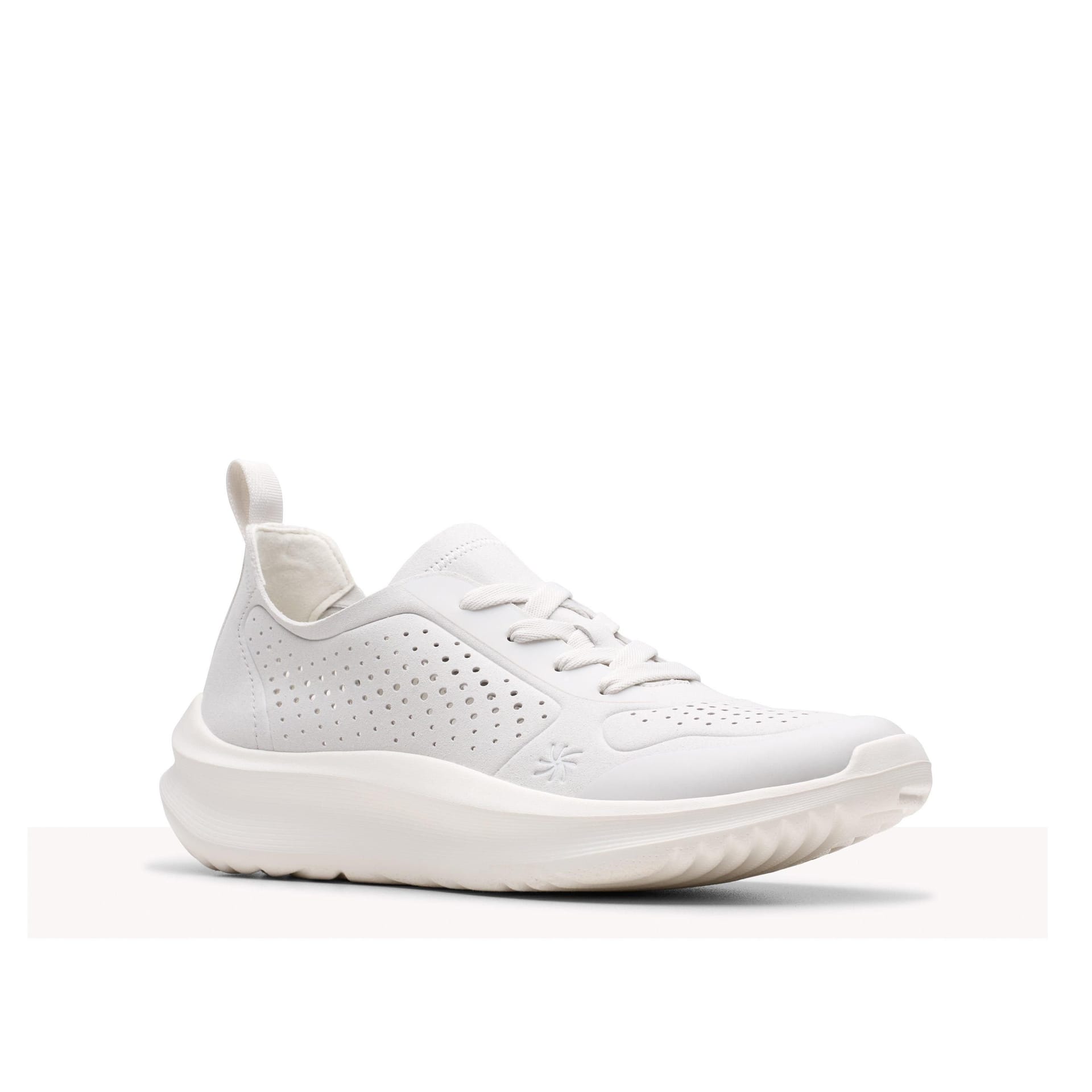 Clarks Clarks Women's Solevana Tie Off-White Trainers in White - 4