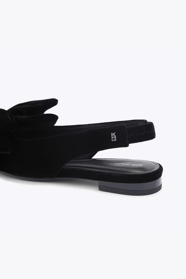 KG Kurt Geiger KG Kurt Geiger Women's 'Sophia Flat' Velvet Flats in Black - 3