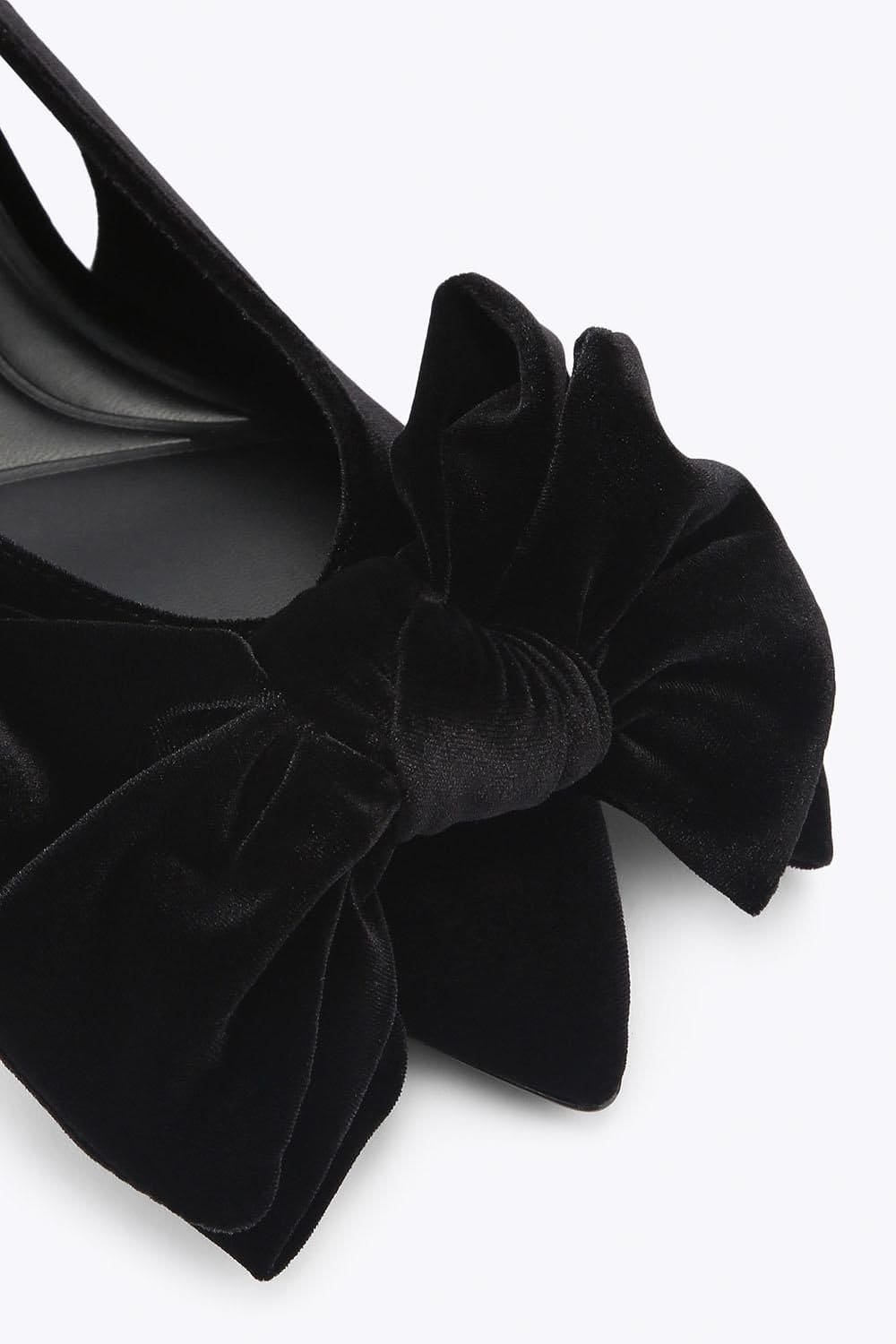 KG Kurt Geiger KG Kurt Geiger Women's 'Sophia Flat' Velvet Flats in Black - 4
