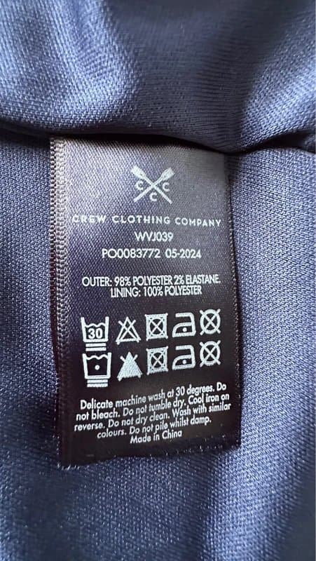 Crew Clothing Company Ladies Crew navy dress