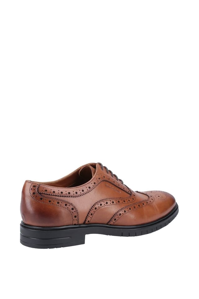 Hush Puppies Hush Puppies Men's 'Santiago' Smooth Leather Lace Shoes in Tan - 2
