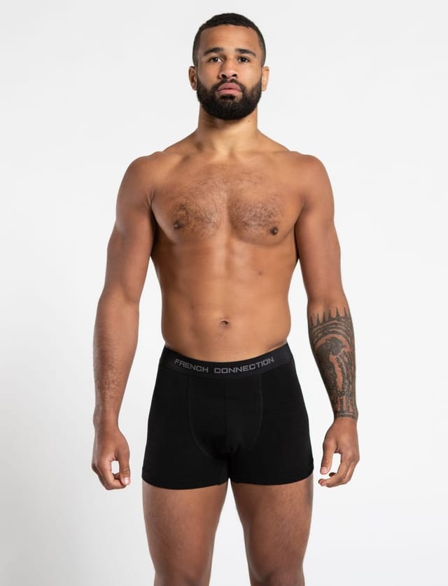 French Connection French Connection Men's 5 Pack Cotton Boxers in Black - 2