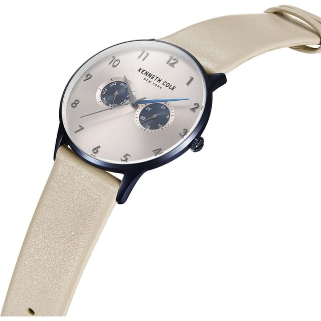 Kenneth Cole Kenneth Cole Men's KCWGF2221303 Classic 42mm Quartz Watch in Beige - 3