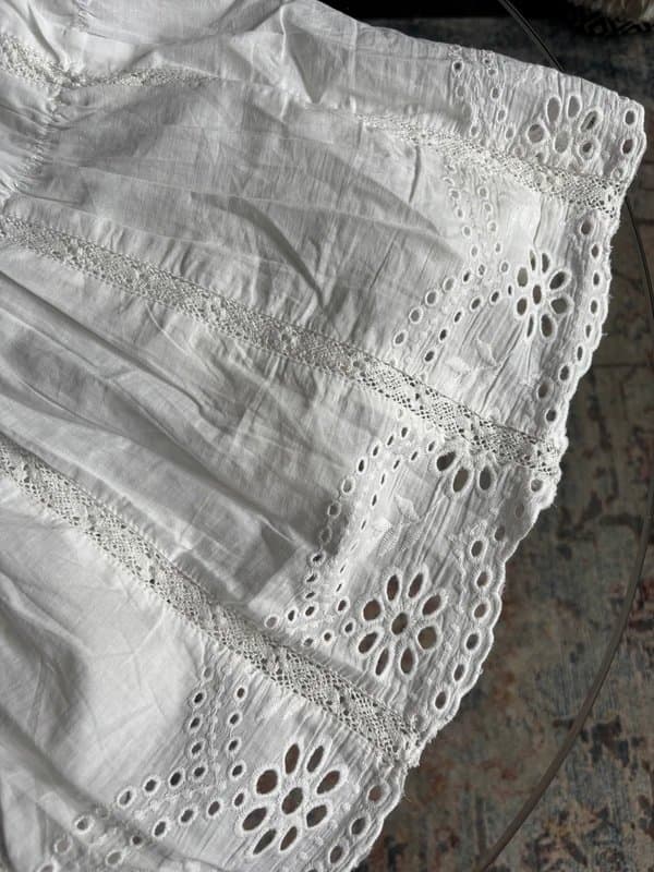 ASOS Design ASOS Design White Broderie Anglaise Cami Top UK 12 100% Cotton
