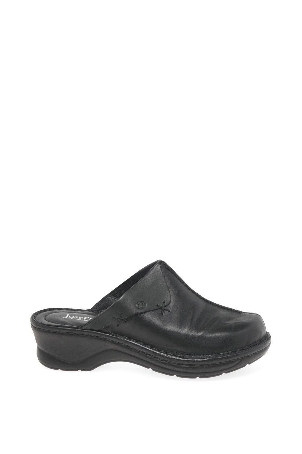 Josef Seibel Josef Seibel Women's 'Catalonia 48' Leather Clogs in Black - 2