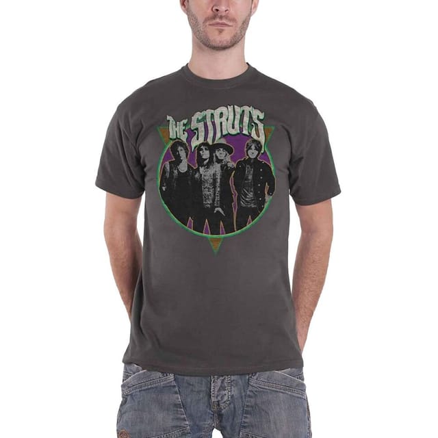 The Struts The Struts Men's Standing Heather T-Shirt in Dark Grey - 2