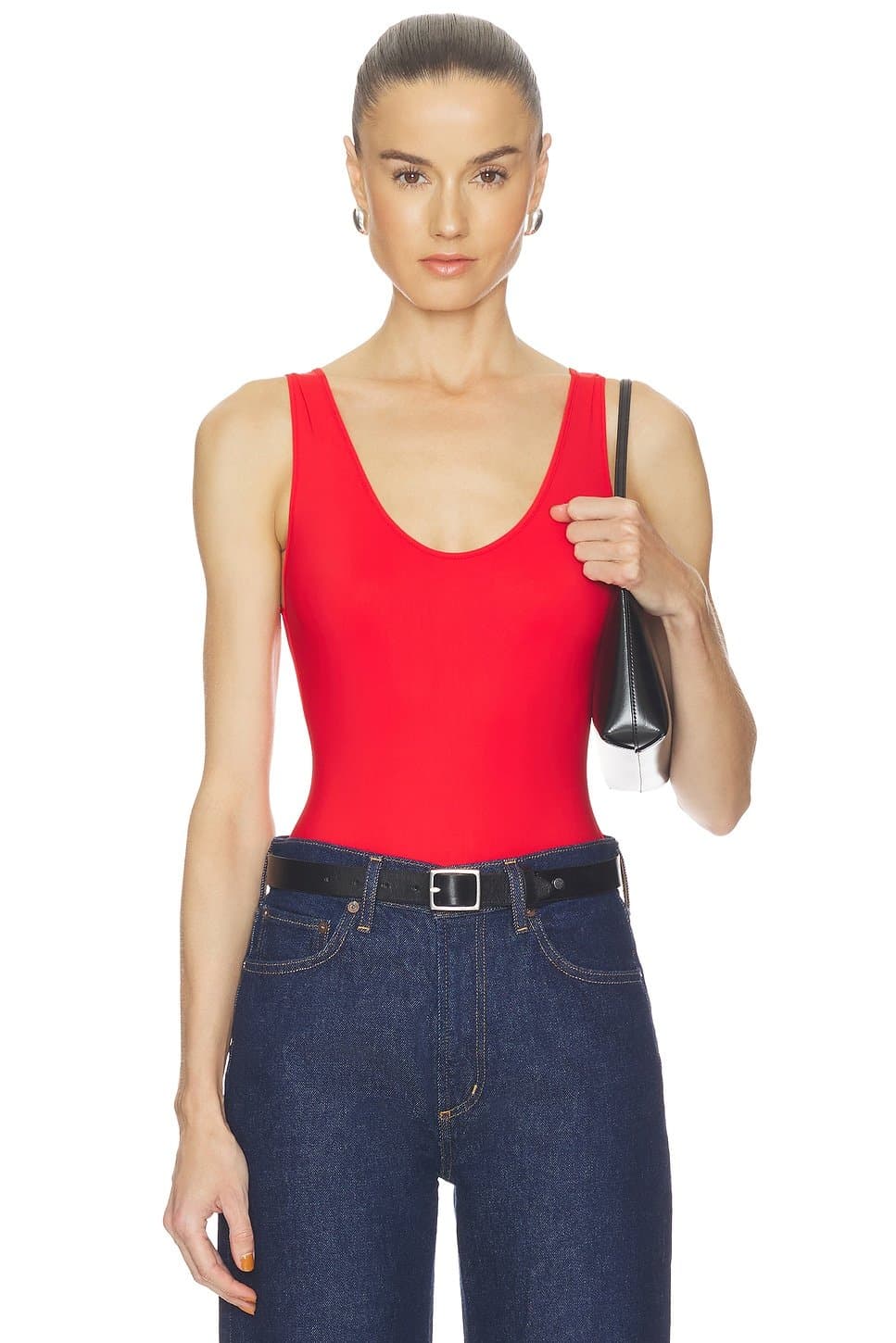 revolve Revolve AGOLDE Red Bodysuit in Vermilion