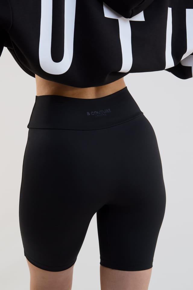 BCouture BCouture Women's Cycling Shorts, Hoodie & T-Shirt Set in Black - 3