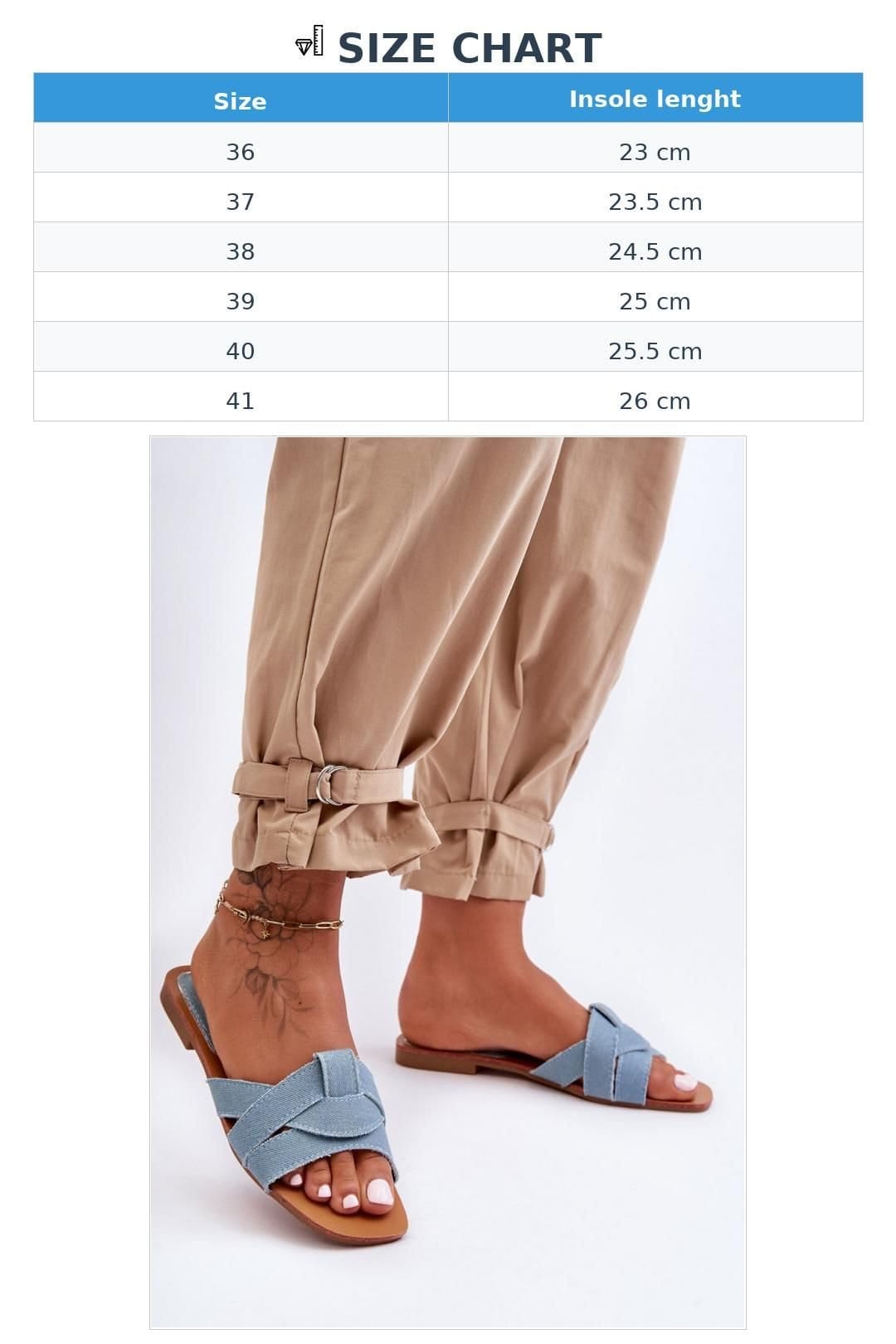 Love Lace Love Lace Women's Interlaced Strap Flat Heeled Flip Flops with Non Slip Rubber Sole in Blue - 4