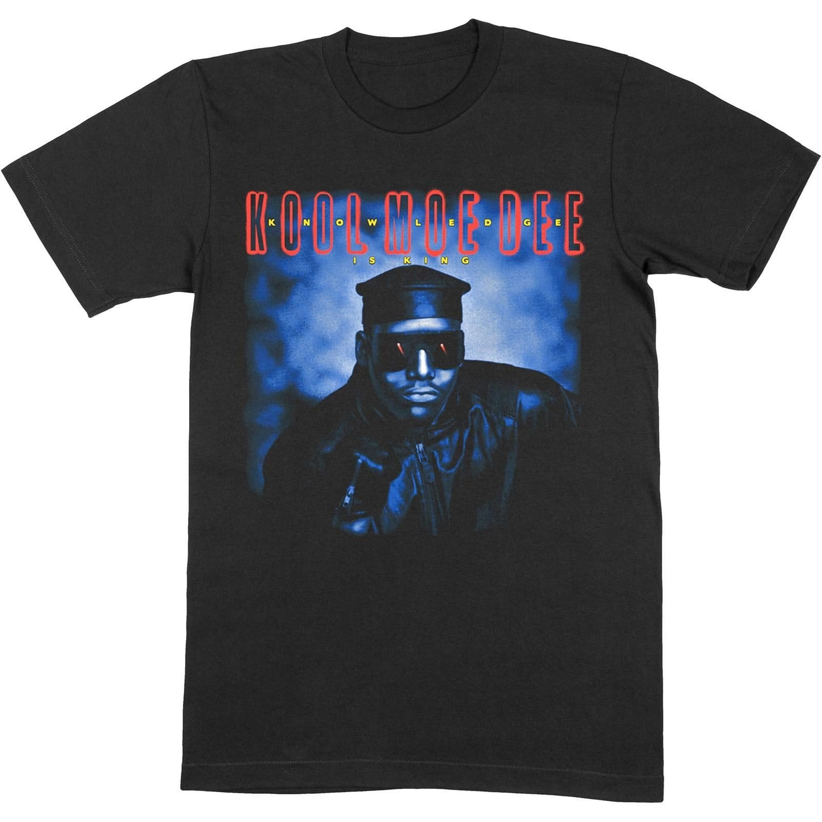 Kool Moe Dee Black Cotton T-Shirt in Knowledge Is King