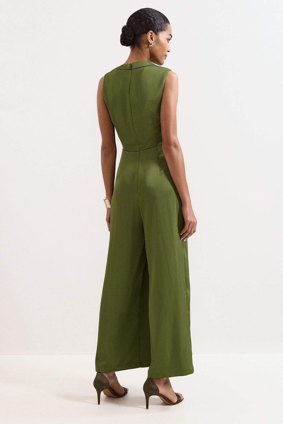 Phase Eight Phase Eight Women's Avril Olive Jumpsuit - 4