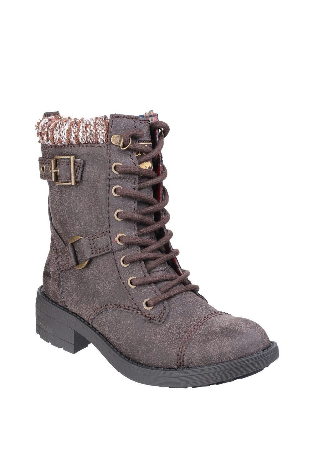Rocket Dog Rocket Dog Women's Thunder Galaxy Biker Boot in Brown - 2