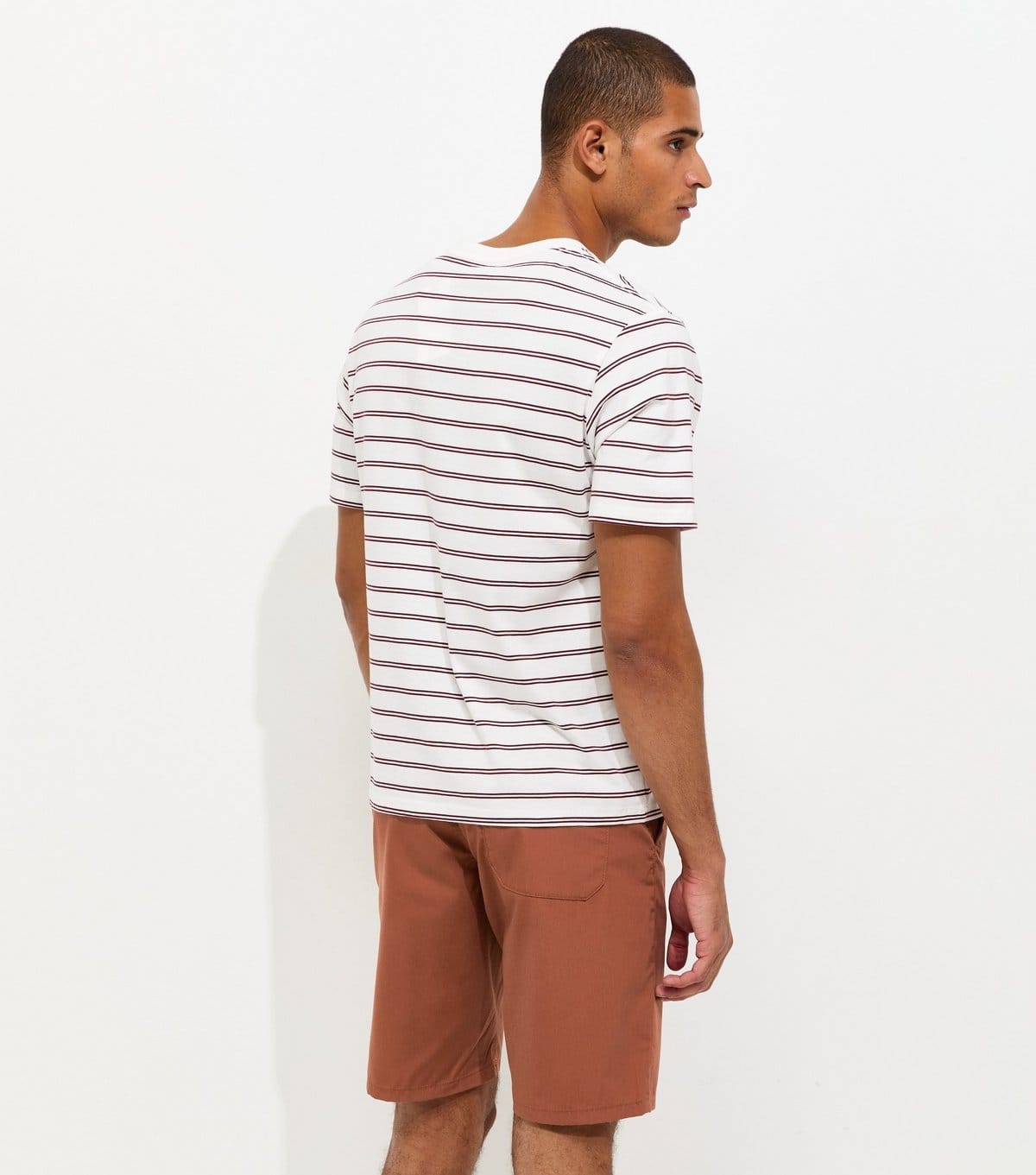 Only and Sons Men's Rust Chino Shorts Only and Sons New Look - 4