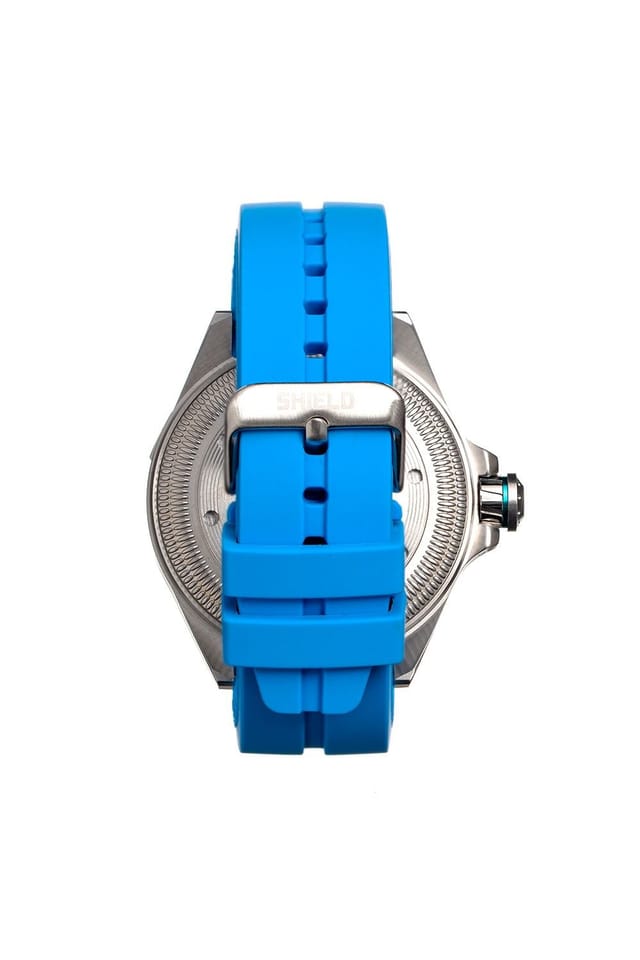 Shield Shield Men's Vessel Strap Watch with Date in Light Blue - 2