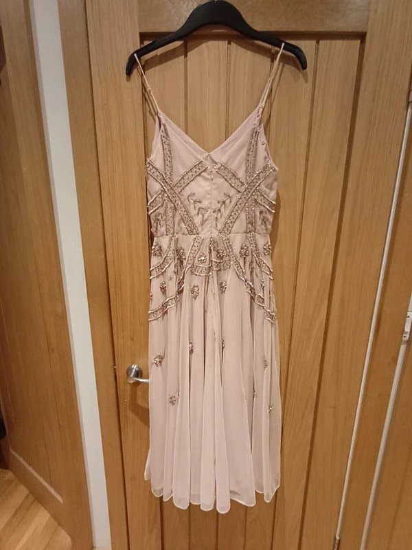 ASOS Unique Pretty sequin Prom Dress