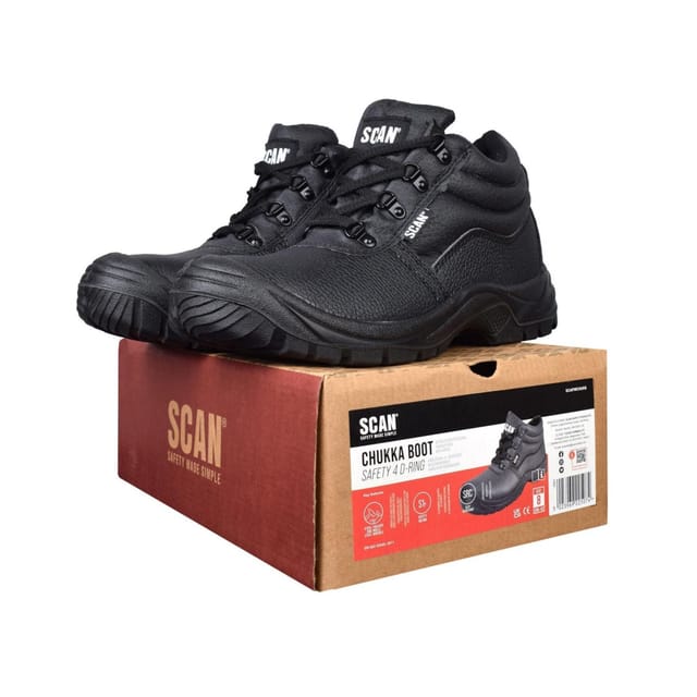 Scan Scan Men's 4 D-ring Chukka Safety Boots - 2