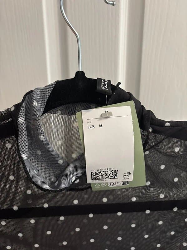 H&M H&M sheer polka dot dress