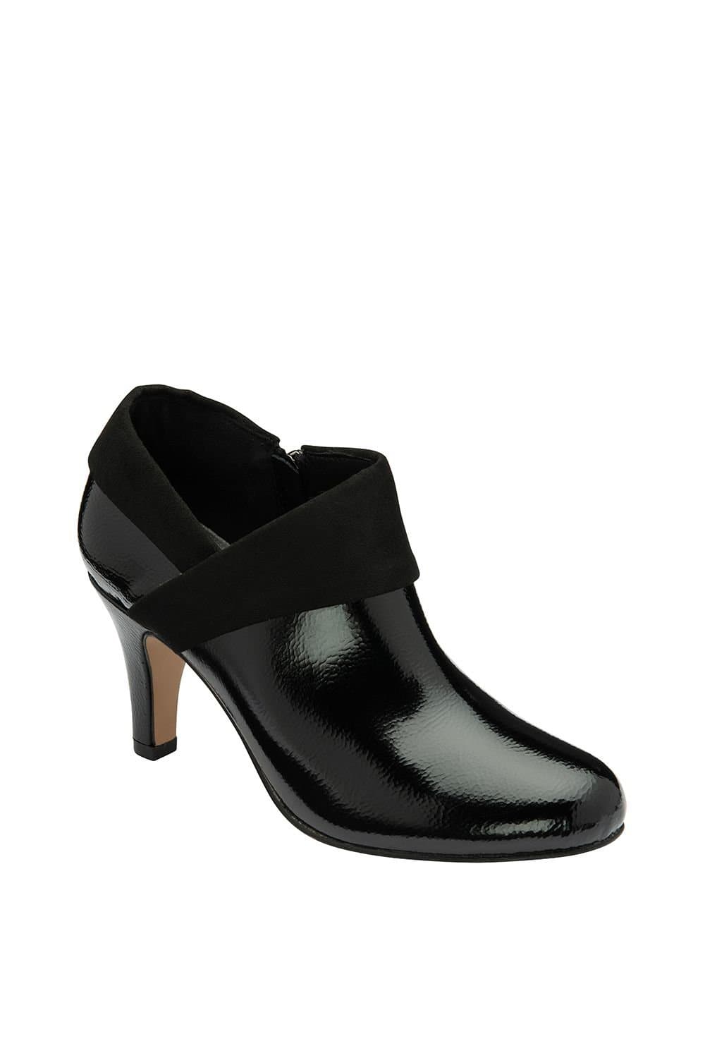 Lotus Lotus Women's 'Maya' Stiletto Heel Shoe-Boots in Black