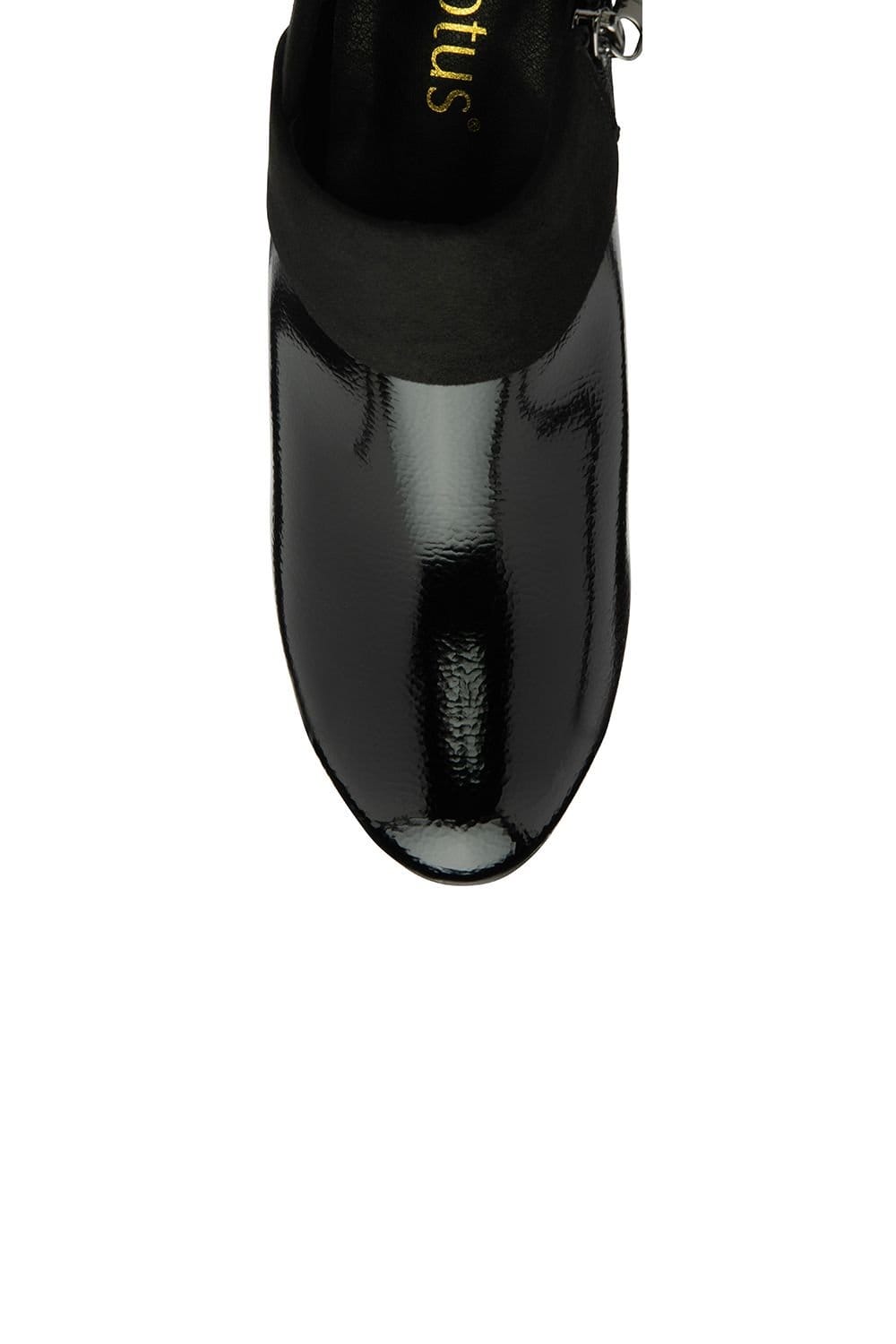 Lotus Lotus Women's 'Maya' Stiletto Heel Shoe-Boots in Black - 4