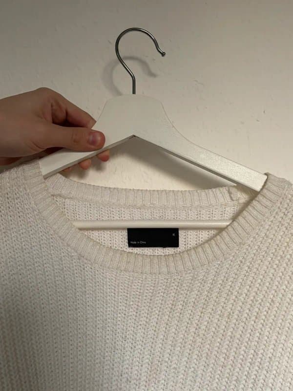 ASOS White knitted jumper