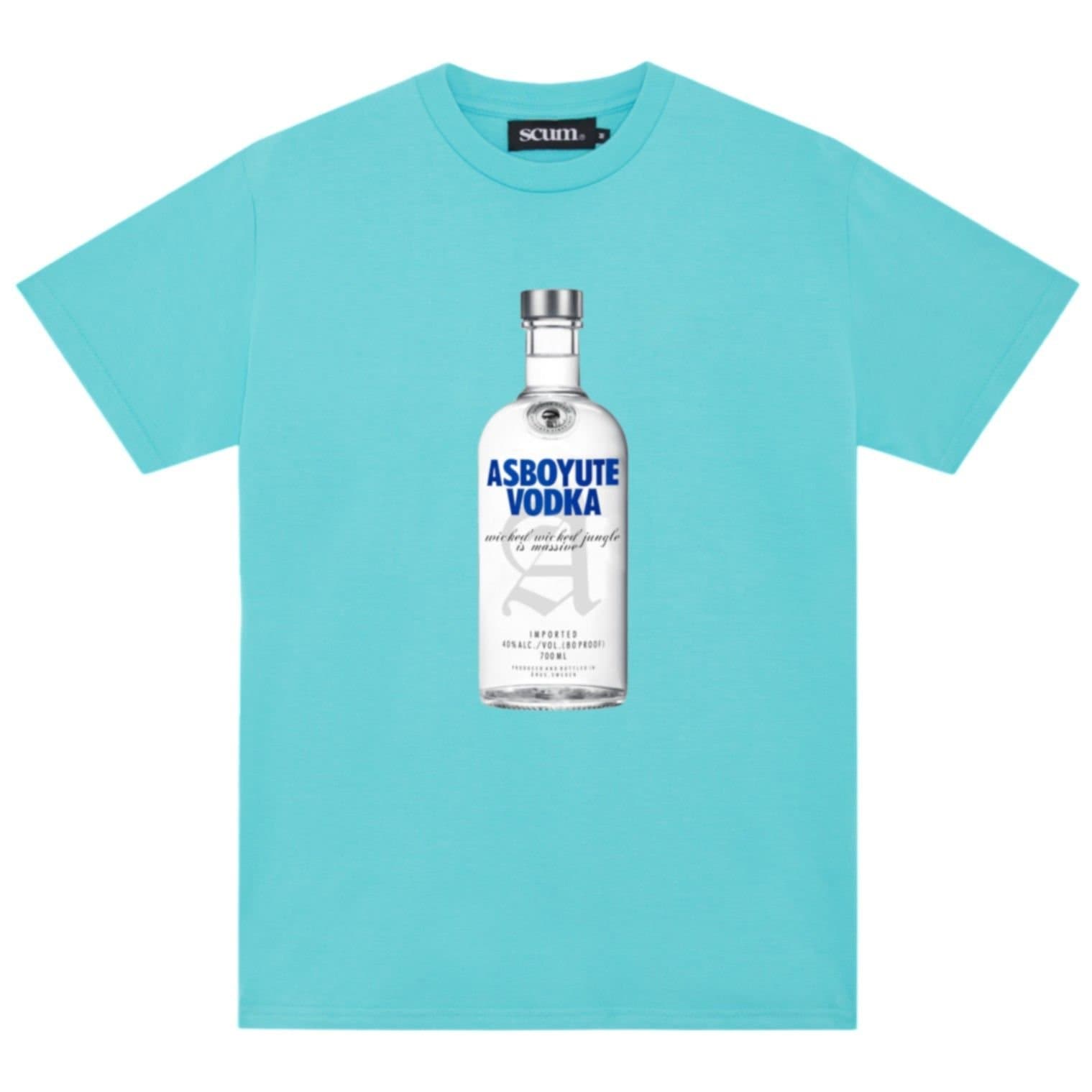 Scum Scum Men's Asbo-Yute Vodka T-Shirt in Blue
