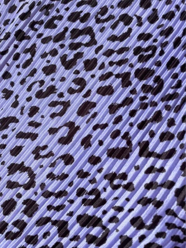 Bershka Bershka purple leopard print top