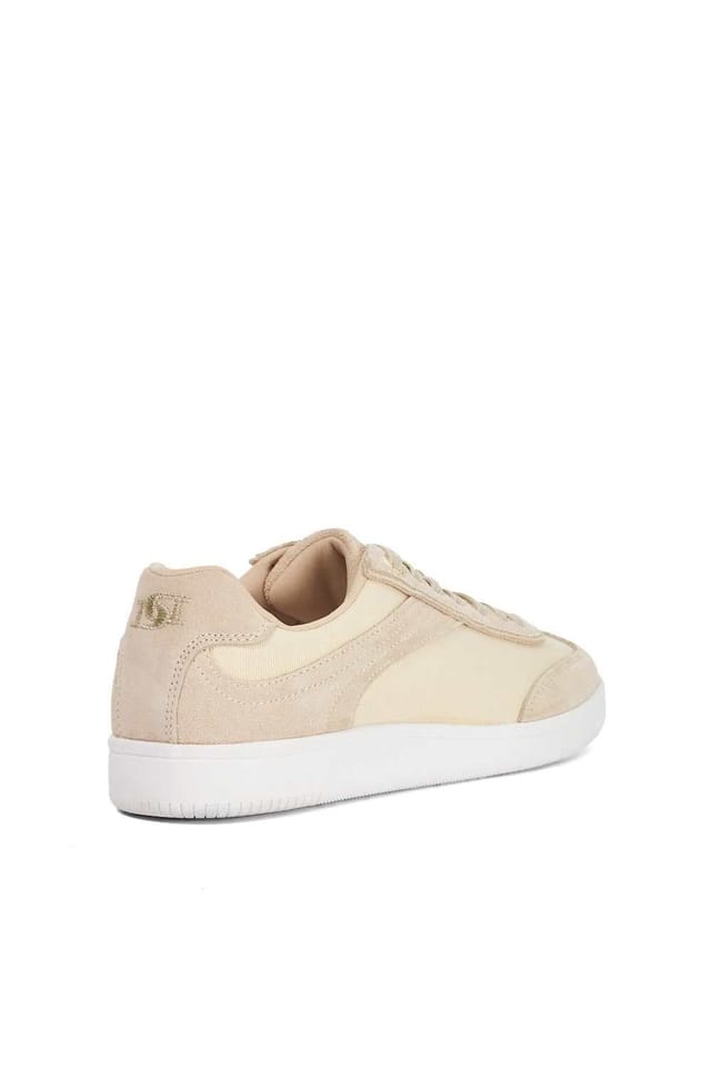 Dune London Dune London Women's 'Emilias' Suede Trainers in Natural - 3
