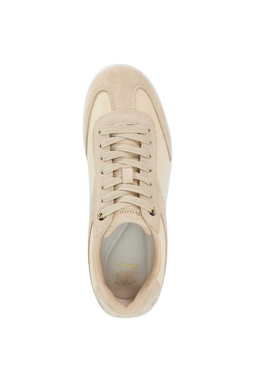 Dune London Dune London Women's 'Emilias' Suede Trainers in Natural - 4