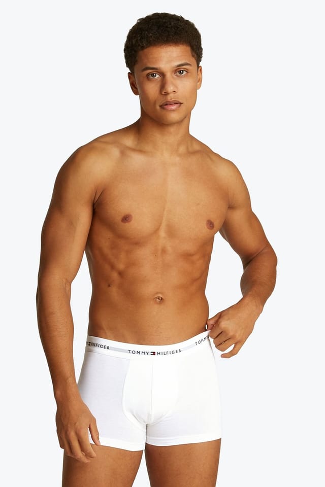 Tommy Hilfiger Tommy Hilfiger Men's Signature 3 Pack Trunks - White - 2