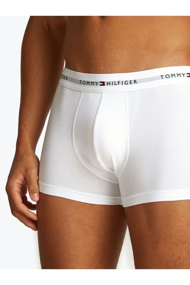 Tommy Hilfiger Tommy Hilfiger Men's Signature 3 Pack Trunks - White - 3