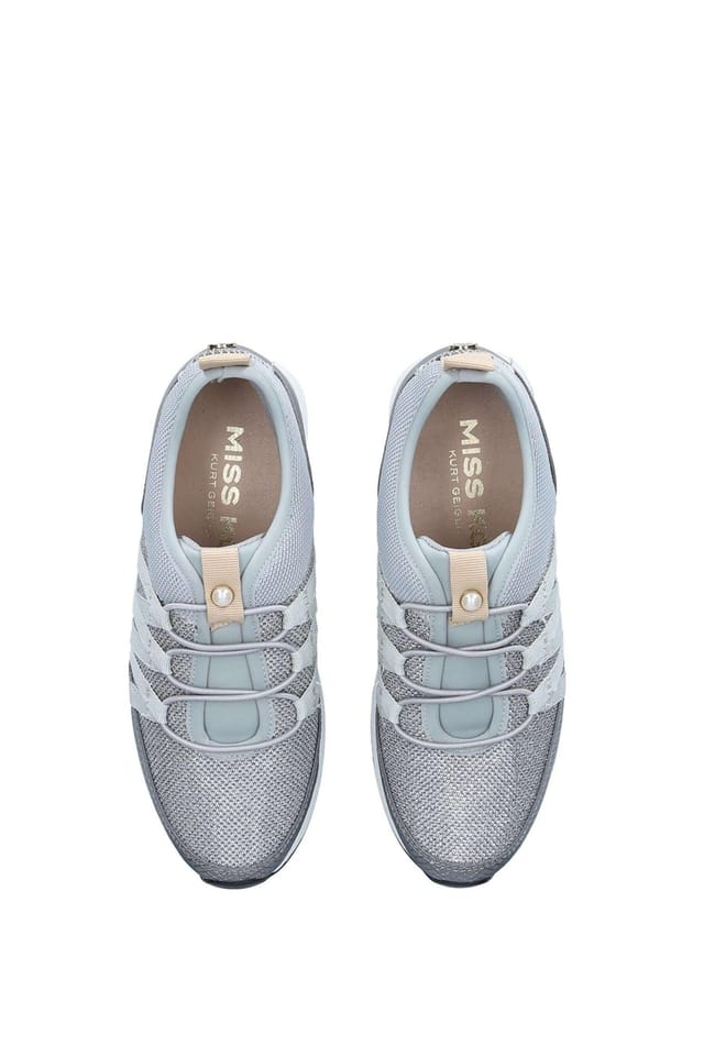 Miss KG Miss KG Women's 'Kameron' Fabric Trainers in Silver - 2