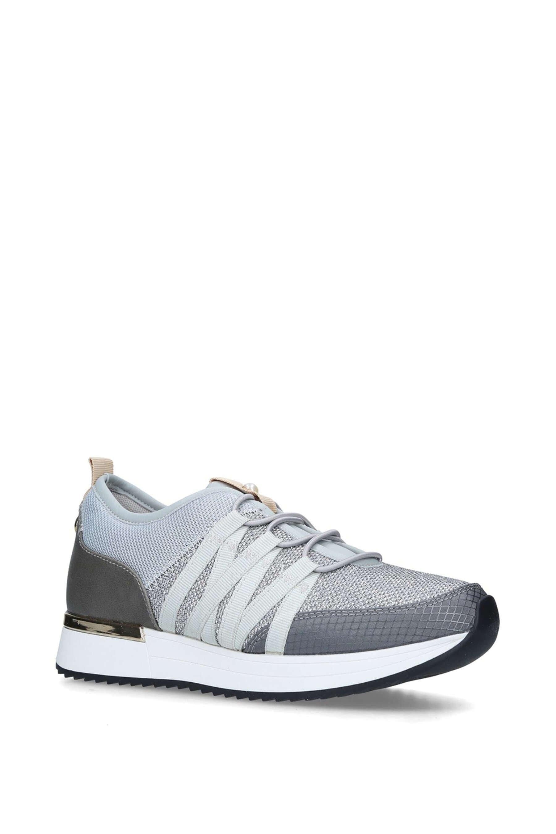 Miss KG Miss KG Women's 'Kameron' Fabric Trainers in Silver - 4