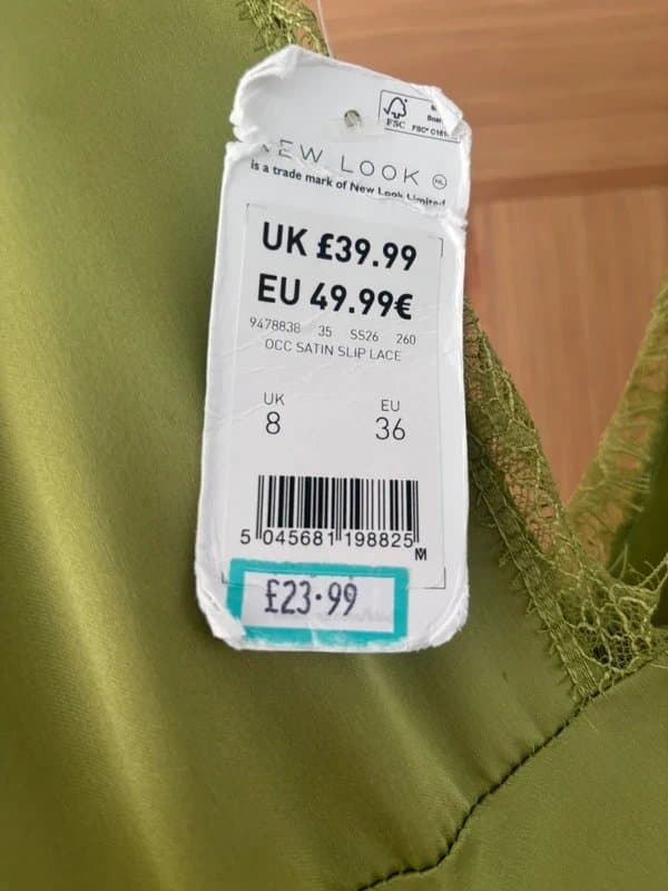 New Look New look satin dress- Size 8