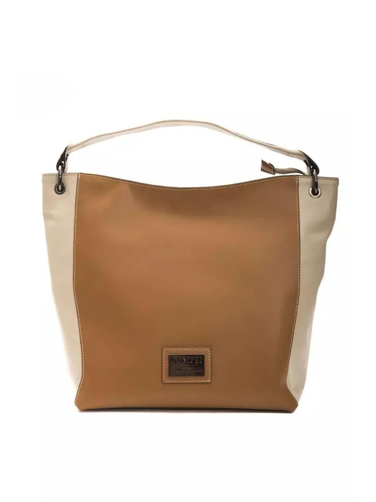 Pompei Donatella Pompei Donatella Brown Leather Shoulder Bag