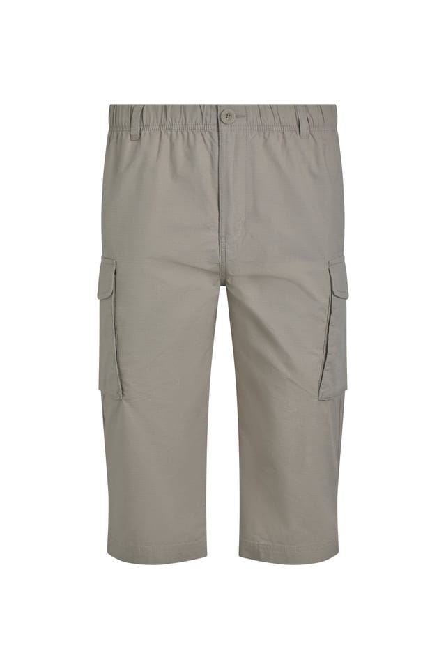 Weird Fish Weird Fish Men's Summersville 3/4 Length Ripstop Cargo Shorts in Beige - 2