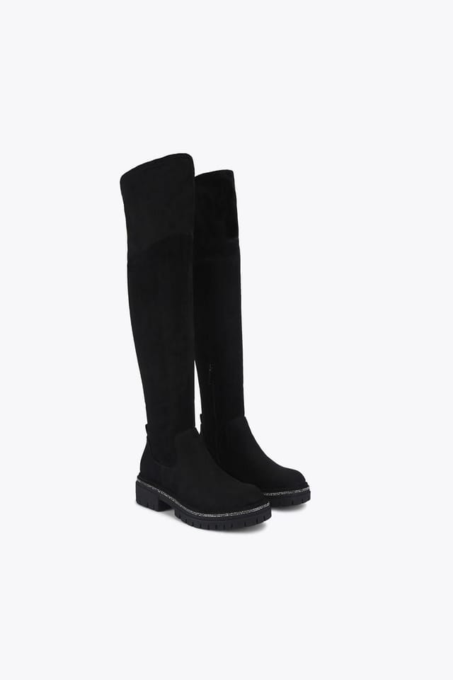 KG Kurt Geiger KG Kurt Geiger Women's 'Tiff Otk' Suedette Boots in Black - 2