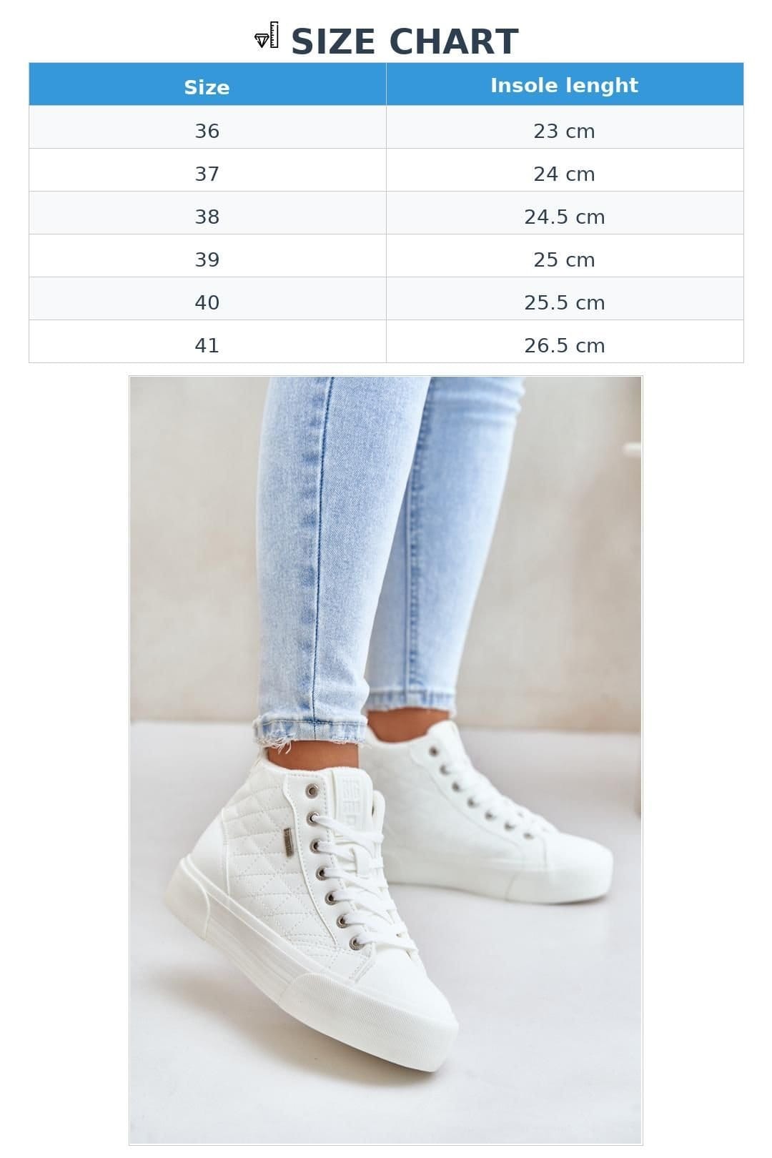 Love Lace Love Lace Women's Big Star Insulated Lace Up Sneakers with Stitch Detail in White - 4