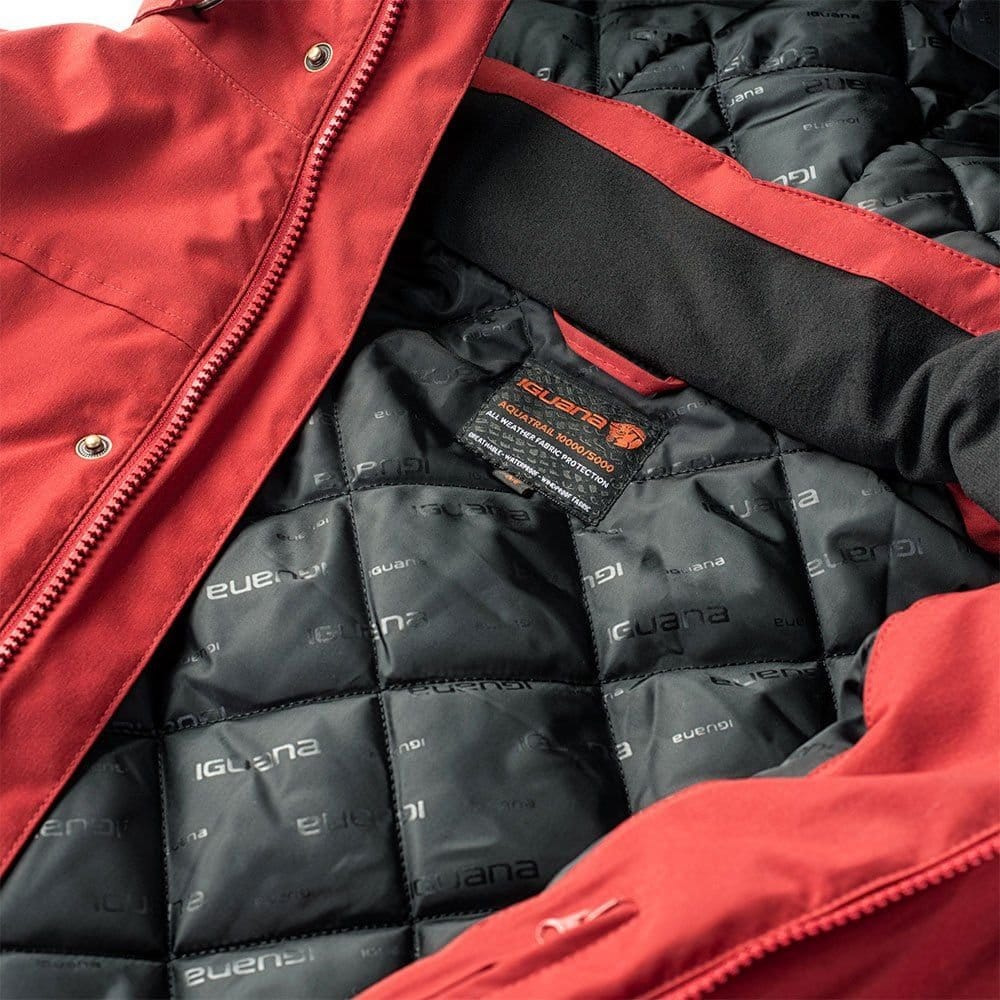 Iguana Iguana Men's Nermin Winter Jacket in Red - 4