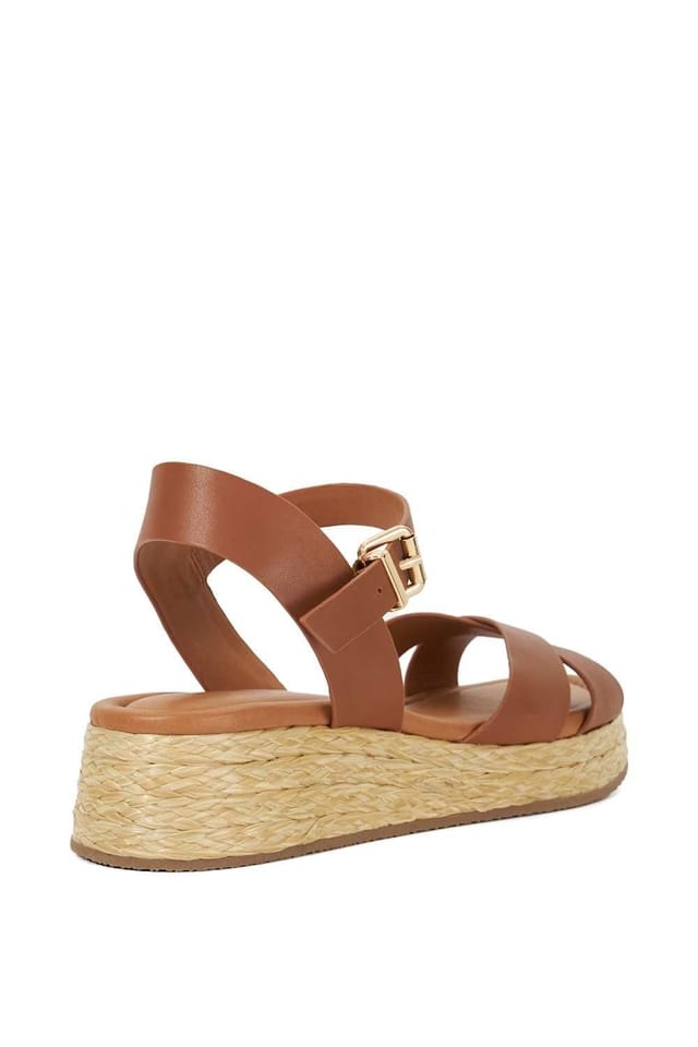 Dune London Dune London Women's 'Littleton' Leather Sandals in Brown - 3