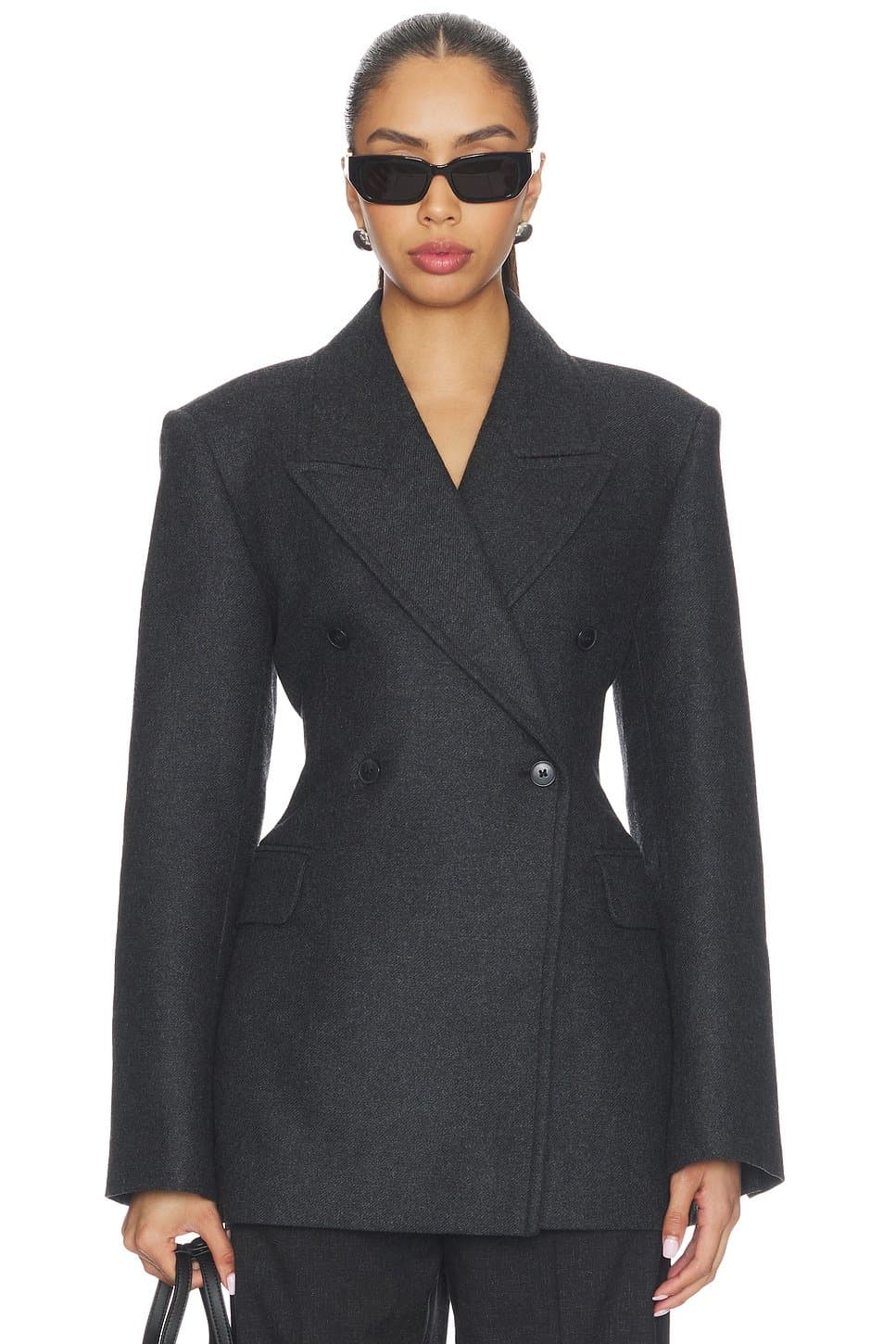 revolve Hulda Wool Flannel Blazer by Revolve