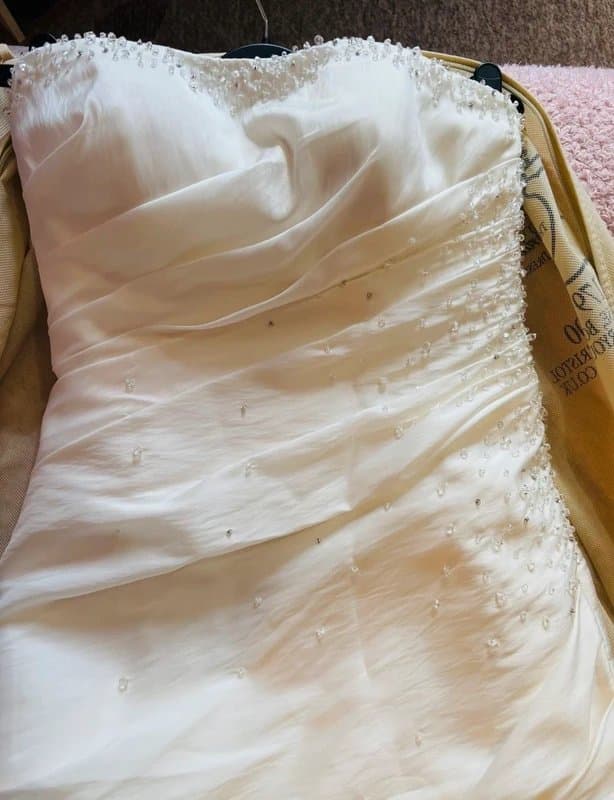 Romantica Gorgeous Romantica Wedding Dress Bridal Size 14