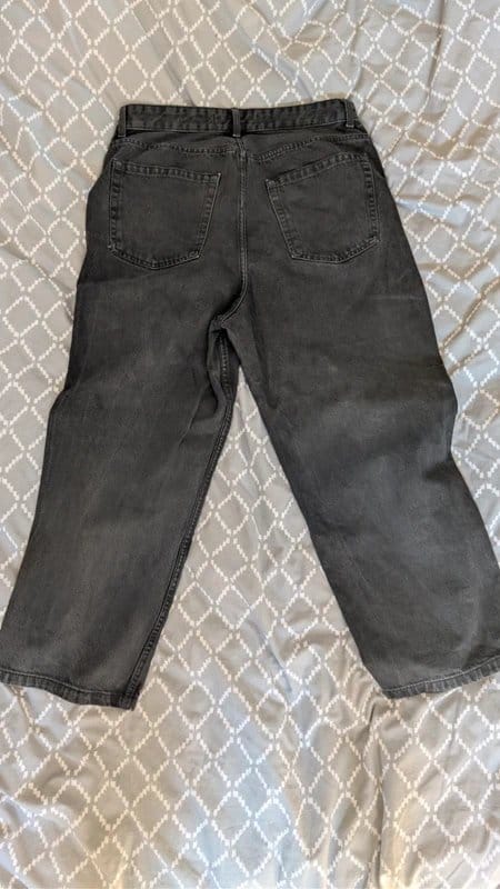 Bershka Black Baggy Jeans W34