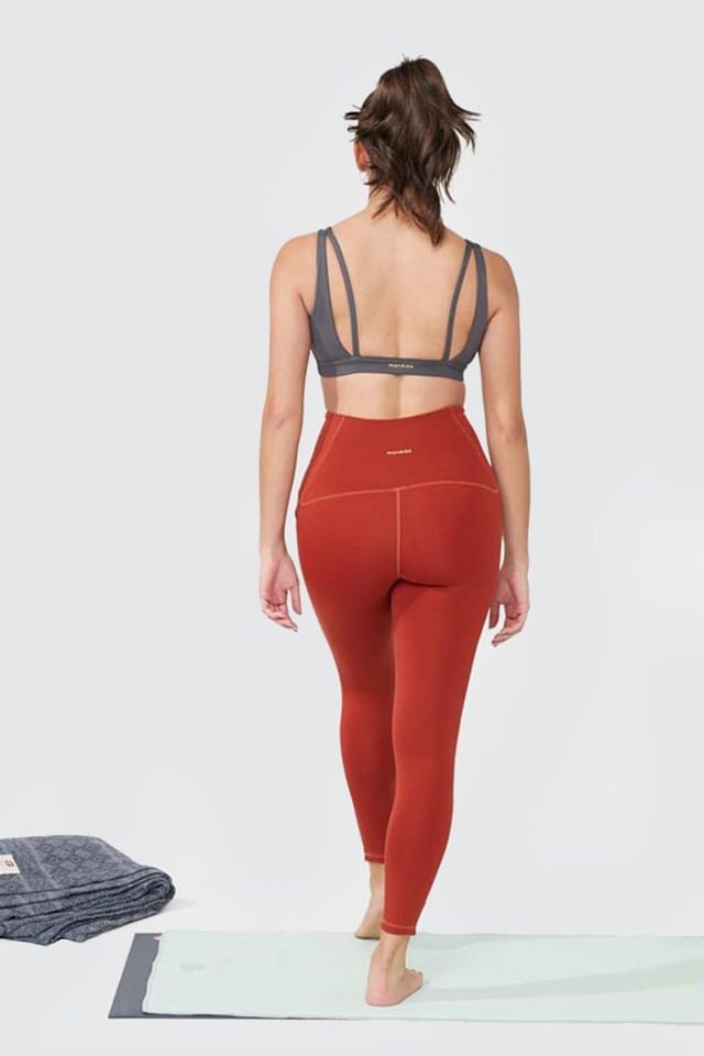 Manduka Manduka Presence Women's Leggings in Orange - 2