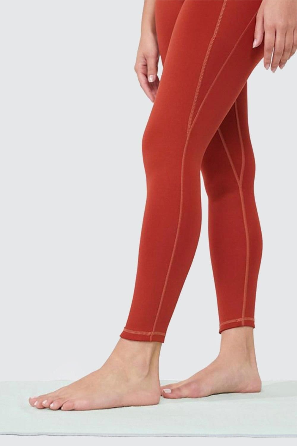 Manduka Manduka Presence Women's Leggings in Orange - 4