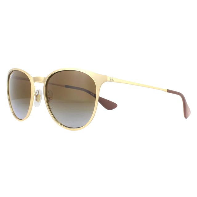 Ray-Ban Ray-Ban Women's Round Gold Brown Gradient RB3539 Sunglasses - 2