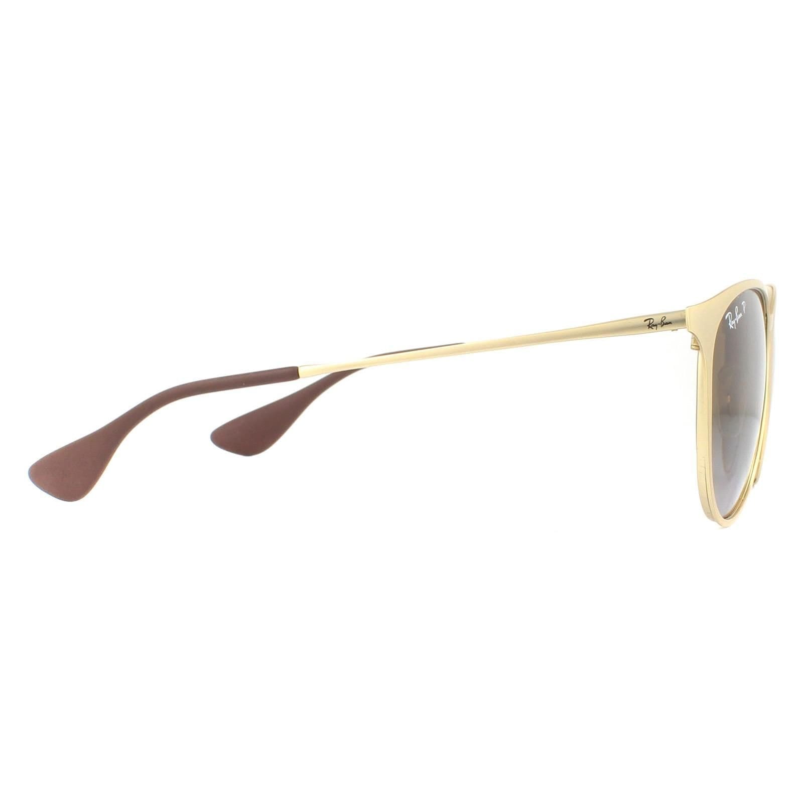 Ray-Ban Ray-Ban Women's Round Gold Brown Gradient RB3539 Sunglasses - 4