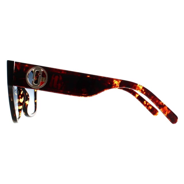 Marc Jacobs Marc Jacobs Women's Square Dark Havana Blue Gradient MARC 698/S in Brown - 3